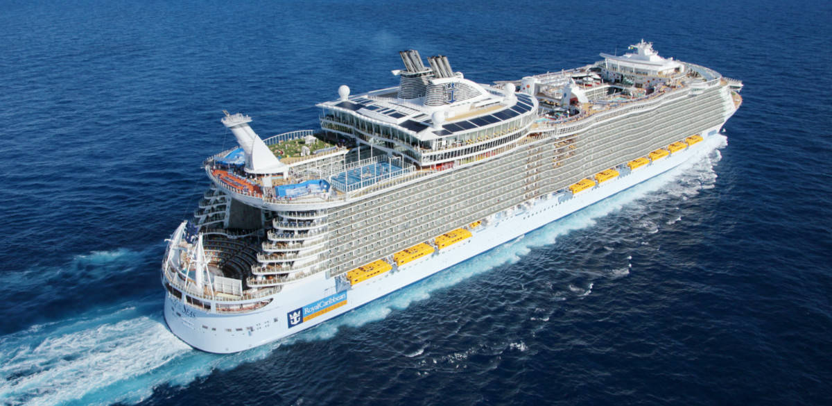 Allure of the Seas Cruise Ship at Sea