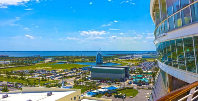 Cruise Ship at Port Canaveral, Florida