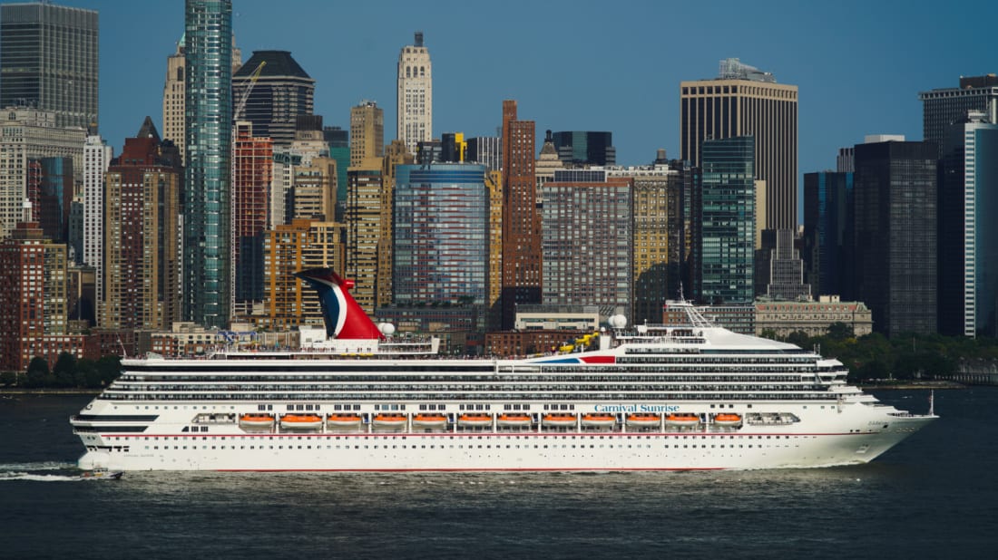 Carnival Sunrise in New York City