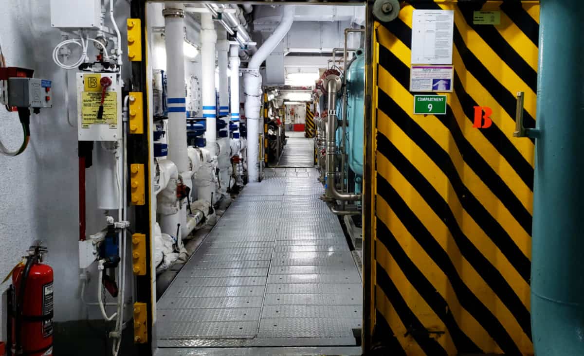 Cruise Ship Engine Room