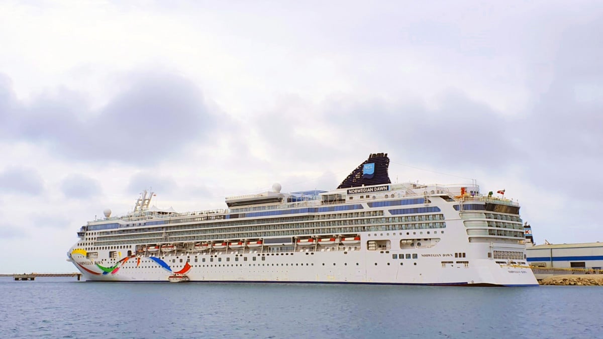 Norwegian Dawn Cruise Ship in Portland