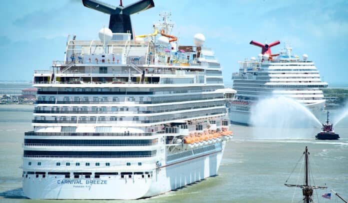 Carnival Cruise Line Ships Arrive in Galveston
