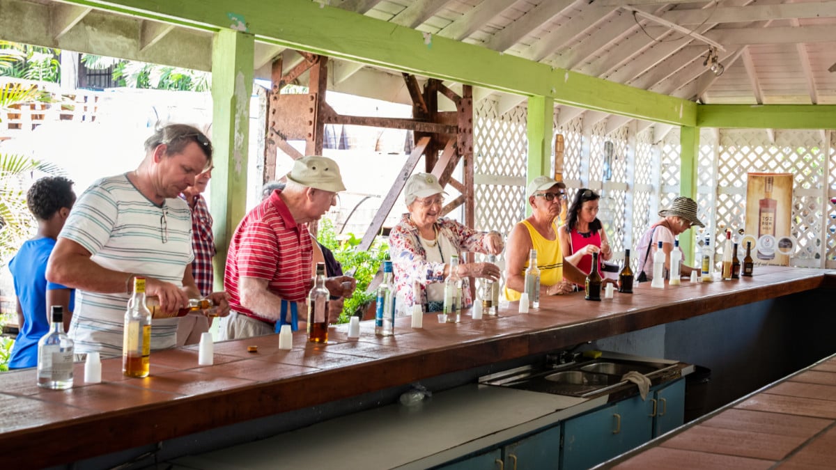 Rum Tasting at Distillery