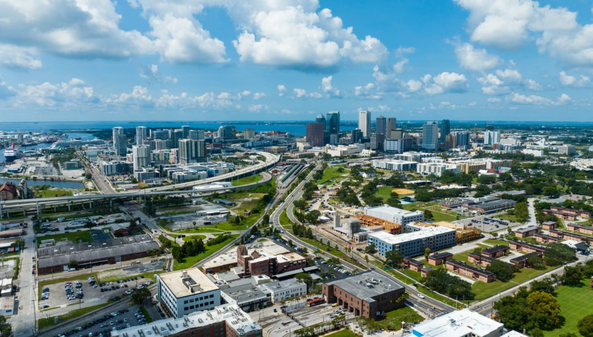 Aerial View of Tampa